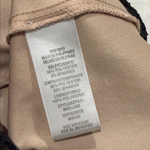 City Studio Black Lace Overlay Dress sz 7 - Picture 4 of 4